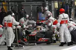 Foto zur News: Der schnellste Boxenstopp des gesamten Rennens: Lewis Hamilton (McLaren)