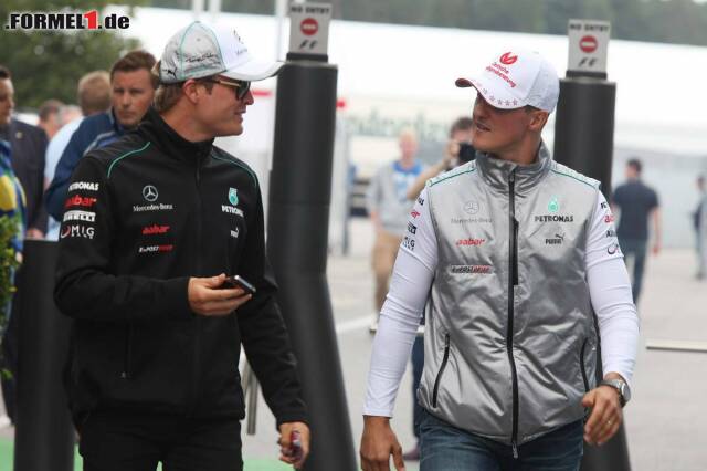 Foto zur News: Formel-1-Live-Ticker: So trickste Schumacher Rosberg aus