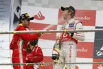 Gallerie: Fernando Alonso (Ferrari) und Jenson Button (McLaren)