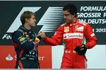 Foto zur News: Fernando Alonso (Ferrari) und Sebastian Vettel (Red Bull)