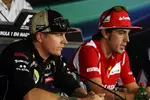 Foto zur News: Fernando Alonso (Ferrari) und Kimi Räikkönen (Lotus)