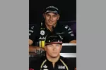 Foto zur News: Heikki Kovalainen (Caterham) und Kimi Räikkönen (Lotus)