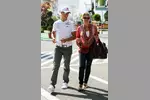 Foto zur News: Michael Schumacher (Mercedes) mit Frau Corinna