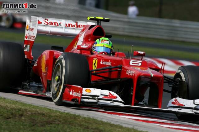 Foto zur News: 2012 kam Felipe Massa sogar nur auf die neunte Position, Fernando Alonso war wieder Fünfter