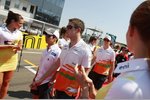 Foto zur News: Kamui Kobayashi (Sauber) und Paul di Resta (Force India)