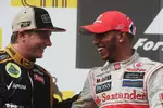 Gallerie: Lewis Hamilton (McLaren) und Kimi Räikkönen (Lotus)