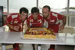 Foto zur News: Fernando Alonso (Ferrari) feierte am Sonntag seinen 31. Geburtstag