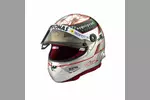 Gallerie: 300. Grand Prix: Spezialhelm in Platin von Schuberth f?r Jubilar Michael Schumacher (Mercedes)