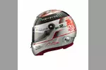 Gallerie: 300. Grand Prix: Spezialhelm in Platin von Schuberth f?r Jubilar Michael Schumacher (Mercedes)