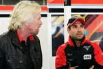 Foto zur News: Virgin-Chef Richard Branson und Timo Glock (Marussia)