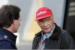 Foto zur News: Christian Horner (Red-Bull-Teamchef) und Niki Lauda