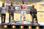 Gallerie: Sebastian Vettel (Red Bull), Jenson Button (McLaren) und Kimi Räikkönen (Lotus)