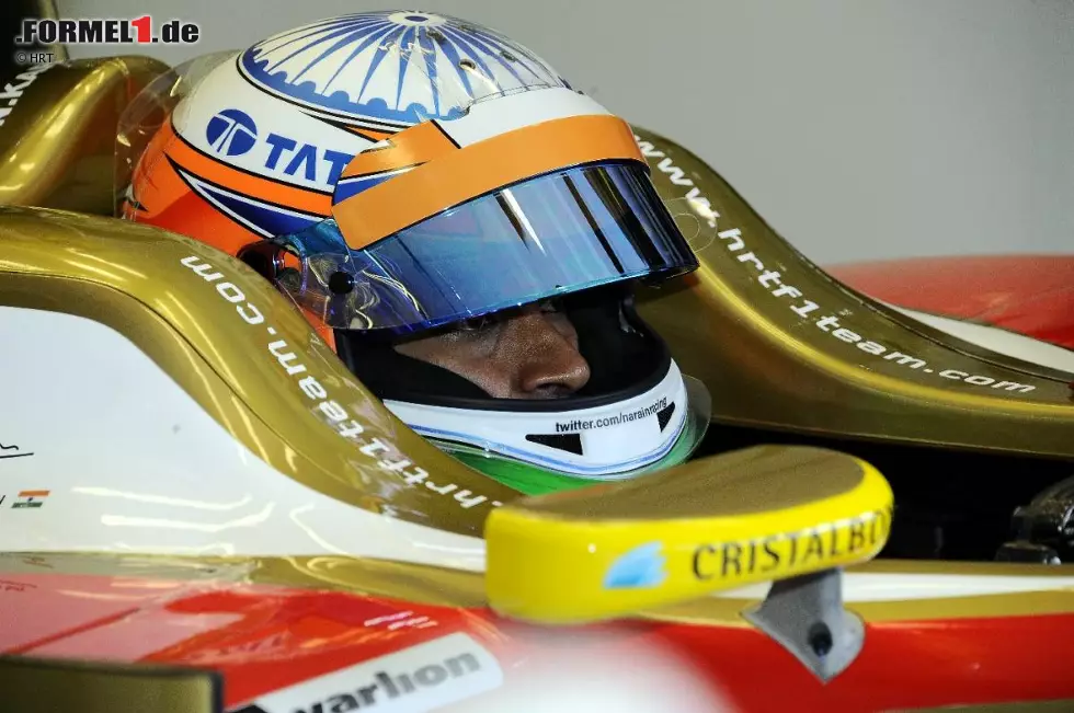 Foto zur News: Narain Karthikeyan (HRT)