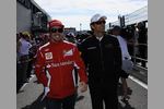 Foto zur News: Fernando Alonso (Ferrari) und Pedro de la Rosa (HRT)
