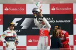 Gallerie: Sergio Perez (Sauber), Lewis Hamilton (McLaren) und Fernando Alonso (Ferrari)