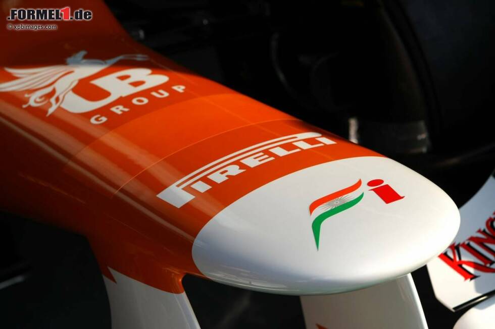 Foto zur News: Fahrzeugnase des Force India