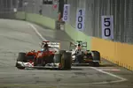 Gallerie: Fernando Alonso (Ferrari) vor Sergio Perez (Sauber)