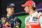 Gallerie: Sebastian Vettel (Red Bull) und Jenson Button (McLaren)