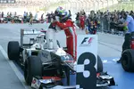 Gallerie: Kamui Kobayashi (Sauber) und und Felipe Massa (Ferrari)