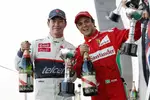 Gallerie: Kamui Kobayashi (Sauber) und und Felipe Massa (Ferrari)