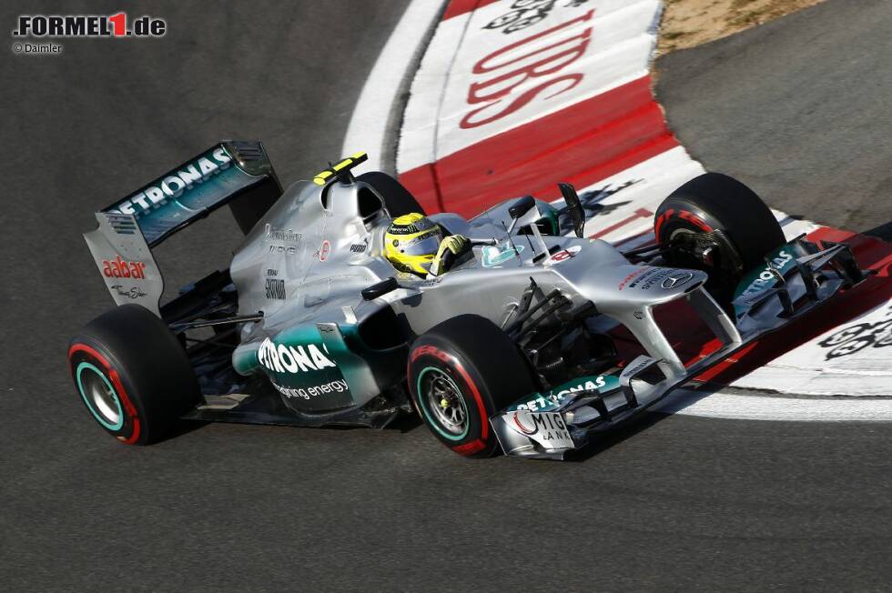 Foto zur News: 2012: Mercedes F1 W03  - Fahrer: Michael Schumacher, Nico Rosberg
