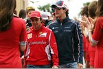 Gallerie: Felipe Massa (Ferrari) und Bruno Senna (Williams)