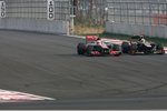 Gallerie: Kimi Räikkönen (Lotus) und Lewis Hamilton (McLaren)