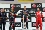 Gallerie: Mark Webber (Red Bull), Sebastian Vettel (Red Bull) und Fernando Alonso (Ferrari)