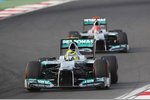 Gallerie: Nico Rosberg (Mercedes) und Michael Schumacher (Mercedes)