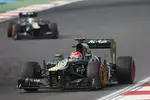 Foto zur News: Heikki Kovalainen (Caterham) und Witali Petrow (Caterham)