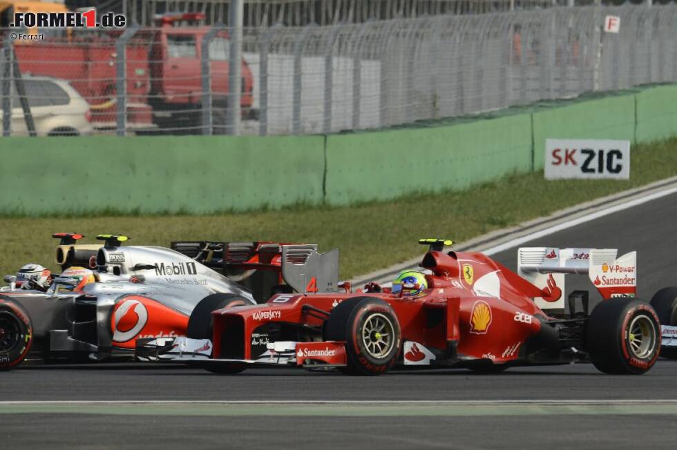 Foto zur News: Lewis Hamilton und und Felipe Massa