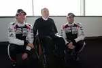 Foto zur News: Bruno Senna (Williams), Frank Williams (Teamchef) und Pastor Maldonado (Williams)