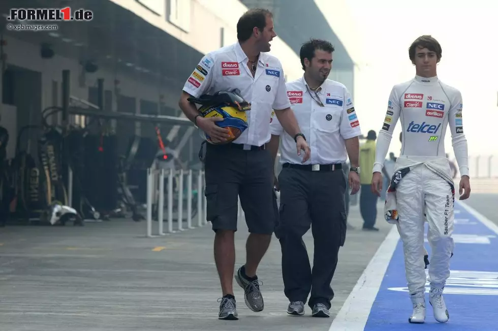 Foto zur News: Esteban Gutierrez (Sauber) vor seinem ersten Freitagseinsatz der Formel 1