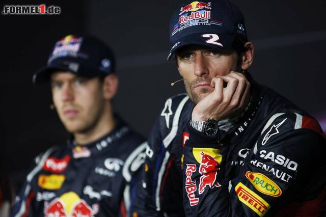 Foto zur News: Mark Webber und Sebastian Vettel waren 2012 Teamkollegen bei Red Bull. Jetzt durch die bewegte Karriere von "Aussie Grit" klicken!