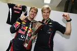 Gallerie: Sebastian Vettel (Red Bull) mit seinem Physiotherapeuten Heikki Kuovinen