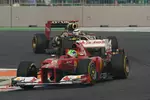 Gallerie: Felipe Massa (Ferrari) vor Kimi Räikkönen (Lotus)