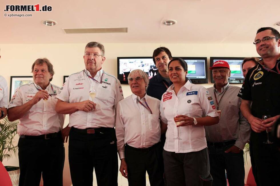 Foto zur News: Bernie Ecclestone (Formel-1-Chef) feiert Geburststag
