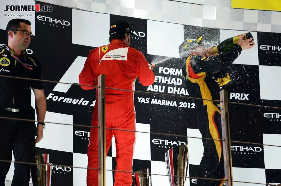 Foto zur News: Fernando Alonso (Ferrari) und Kimi Räikkönen (Lotus)