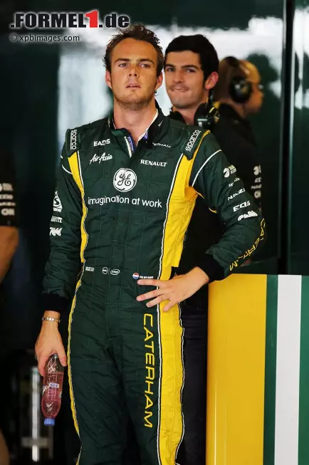 Foto zur News: Giedo van der Garde (Caterham) und Alexander Rossi (Caterham)