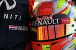 Foto zur News: Helm von Robin Frijns (Red Bull)