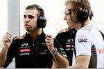 Foto zur News: Robin Frijns (Red Bull) und Kevin Magnussen (McLaren)