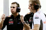 Foto zur News: Robin Frijns (Red Bull) und Kevin Magnussen (McLaren)