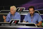 Foto zur News: Charlie Whiting (Technischer Delegierter der FIA) und Matteo Bonciani (Pressesprecher der FIA)