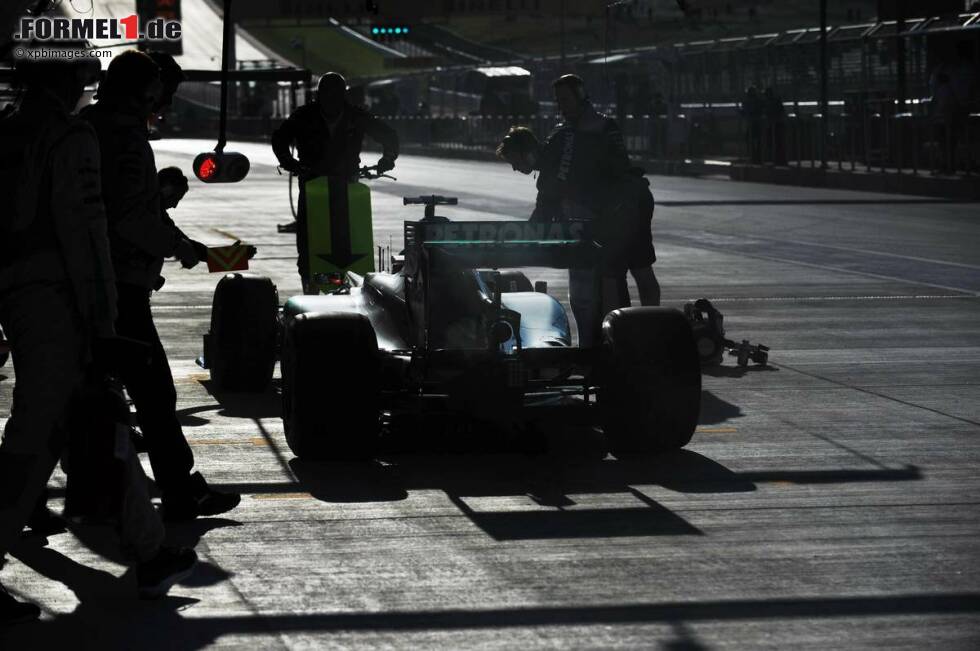 Foto zur News: Michael Schumacher (Mercedes) am Freitagmorgen in Texas