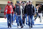 Gallerie: Felipe Massa (Ferrari), Kamui Kobayashi (Sauber) und Pastor Maldonado (Williams)