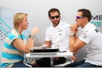 Foto zur News: Michael Schumacher (Mercedes) mit seiner Managerin Sabine Kehm