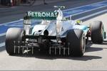 Foto zur News: Nico Rosberg (Mercedes) mit Messinstrumenten am Heck