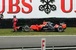 Foto zur News: Charles Pic (Marussia) musste das Training vorzeitig beenden