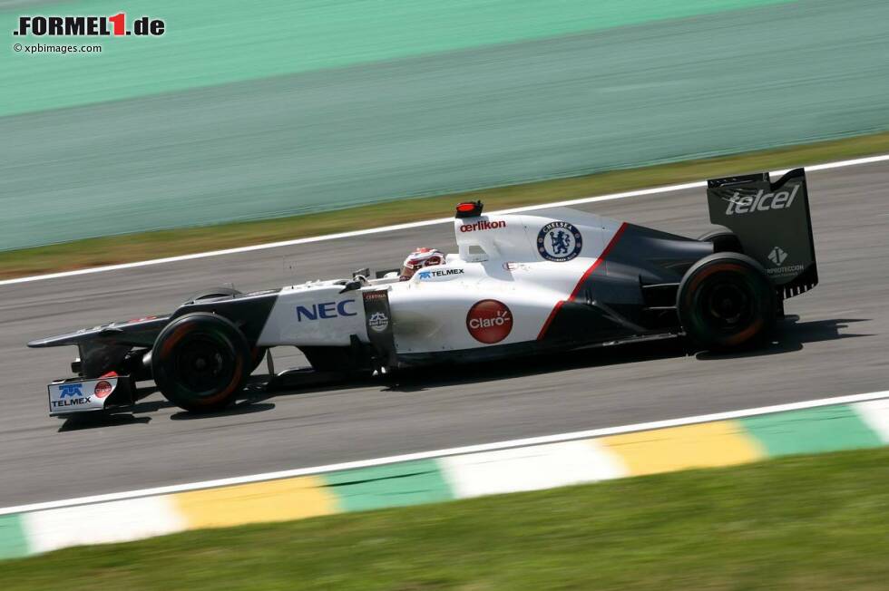 Foto zur News: Kamui Kobayashi (Sauber) in seinem vorerst letzten Auftritt für Sauber