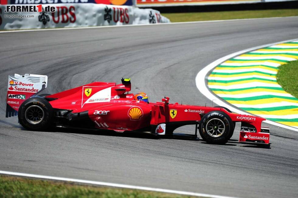 Foto zur News: Felipe Massa (Ferrari) nicht mehr auf die richtigen Fahrspur